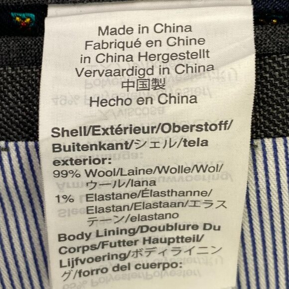 J. Crew Ludlow Slim Blazer Suit Coat Men's 38S Gray Tollegno 1900 Stretch - Picture 8 of 15